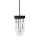 Waterfall Four Light Pendant in Satin Brushed Black (360-P30112-4-SBB)