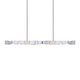 Mamadim LED Linear Pendant in Polished Nickel (360-PL11347-LED-49-2x2-PN)