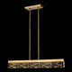 Lucus LED Linear Pendant in Aged Brass (360-PL11501-LED-43-AGB)