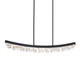 Arcus LED Linear Pendant in Satin Brushed Black (360-PL11620-LED-56-SBB)