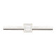 Zigrina LED Wall Sconce in Matte White (360-WS11751-E26-2-MW-G9)