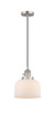 manufacturer_finish:Brushed Satin Nickel|manufacturer_glass:Matte White Cased Large Bell