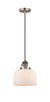 manufacturer_finish:Antique Brass|manufacturer_glass:Matte White Cased Large Bell