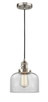 manufacturer_finish:Brushed Satin Nickel|manufacturer_glass:Clear Large Bell