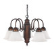 Capital Lighting - 3255BB-118 - Five Light Chandelier - David - Burnished Bronze