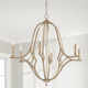 Claire Six Light Chandelier (450061)