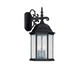 Capital Lighting - 9834BK - Three Light Outdoor Wall Lantern - Main Street - Black