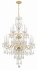 Traditional Crystal 15 Light Chandelier (1155-PB-CL-MWP)