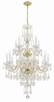 Traditional Crystal 15 Light Chandelier (1155-PB-CL-MWP)