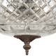 Ceiling Mount Three Light Flush Mount (117-12-EB)