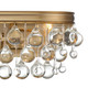 Calypso Six Light Bathroom Vanity in Vibrant Gold (60-133-VG)