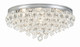 Crystorama - 138-CH - Six Light Flush Mount - Calypso - Polished Chrome