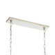 Sylvan Eight Light Chandelier (2249-PN_NOSHADE)
