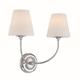 Sylvan Two Light Wall Sconce (2442-OP-CH)