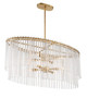 Bleecker Eight Light Chandelier (398-GA)