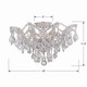 Maria Theresa Five Light Semi Flush Mount (4437-CH-CL-MWP)