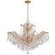 Maria Theresa Six Light Chandelier (4439-GD-CL-SAQ)