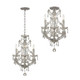 Maria Theresa Four Light Mini Chandelier in Polished Chrome (60-4473-CH-CL-I)