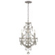Maria Theresa Four Light Mini Chandelier in Polished Chrome (60-4473-CH-CL-SAQ)
