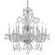 Crystorama - 5008-CH-CL-SAQ - Eight Light Chandelier - Traditional Crystal - Polished Chrome