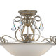 Ashton Three Light Semi Flush Mount (5010-OS-CL-S)