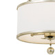 Broche Three Light Chandelier (513-SA)