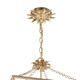 Broche Three Light Mini Chandelier (514-GA)