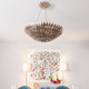 Broche Eight Light Chandelier (519-SA)