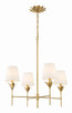 Broche Four Light Chandelier (534-GA)