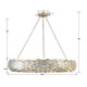 Broche Eight Light Pendant (538-SA)