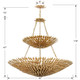 Broche 18 Light Chandelier (599-GA)