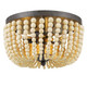 Crystorama - 600-FB - Three Light Flush Mount - Rylee - Forged Bronze