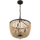Rylee Four Light Chandelier (604-FB)
