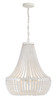 Crystorama - 608-MT - Six Light Chandelier - Rylee - Matte White