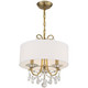 Othello Three Light Chandelier (6623-VG-CL-MWP)