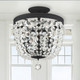 Archer Three Light Semi Flush Mount (783-BF-CL-SAQ)