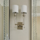Paxton Two Light Wall Sconce (8102-PN)