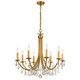 Bridgehampton Eight Light Chandelier (8828-GA-CL-SAQ)
