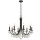 Bridgehampton Eight Light Chandelier in Vibrant Bronze (60-8828-VZ-CL-MWP)