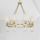 Baxter Eight Light Chandelier (8867-AG)