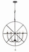 Solaris Nine Light Chandelier (9229-EB)