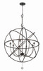 Solaris Nine Light Chandelier (9229-EB)