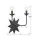 Astro Two Light Wall Sconce (9232-BK)