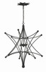 Astro Four Light Chandelier (9236-BK)