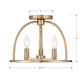 Abbott Three Light Semi Flush Mount (ABB-3003-VG_CEILING)