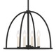 Abbott Four Light Chandelier (ABB-3004-BK)