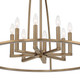 Abbott Eight Light Chandelier in Vibrant Gold (60-ABB-3008-VG)
