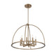 Abbott Eight Light Chandelier in Vibrant Gold (60-ABB-3008-VG)