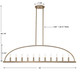 Abbott 11 Light Chandelier (ABB-3009-VG)