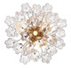 Addis Four Light Semi Flush Mount (ADD-300-AG-CL_CEILING)